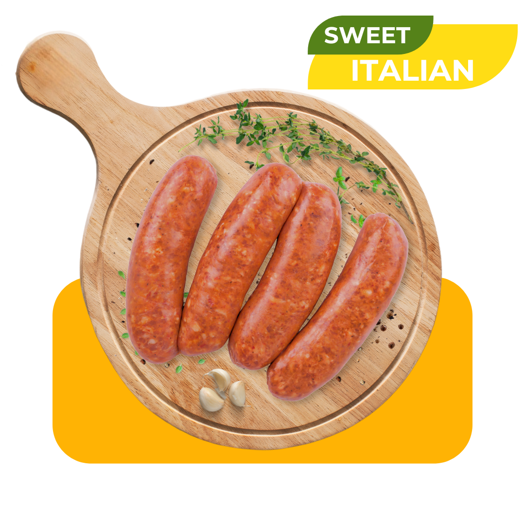 BEEF SAUSAGE SWEET ITALIAN (2 PACK)