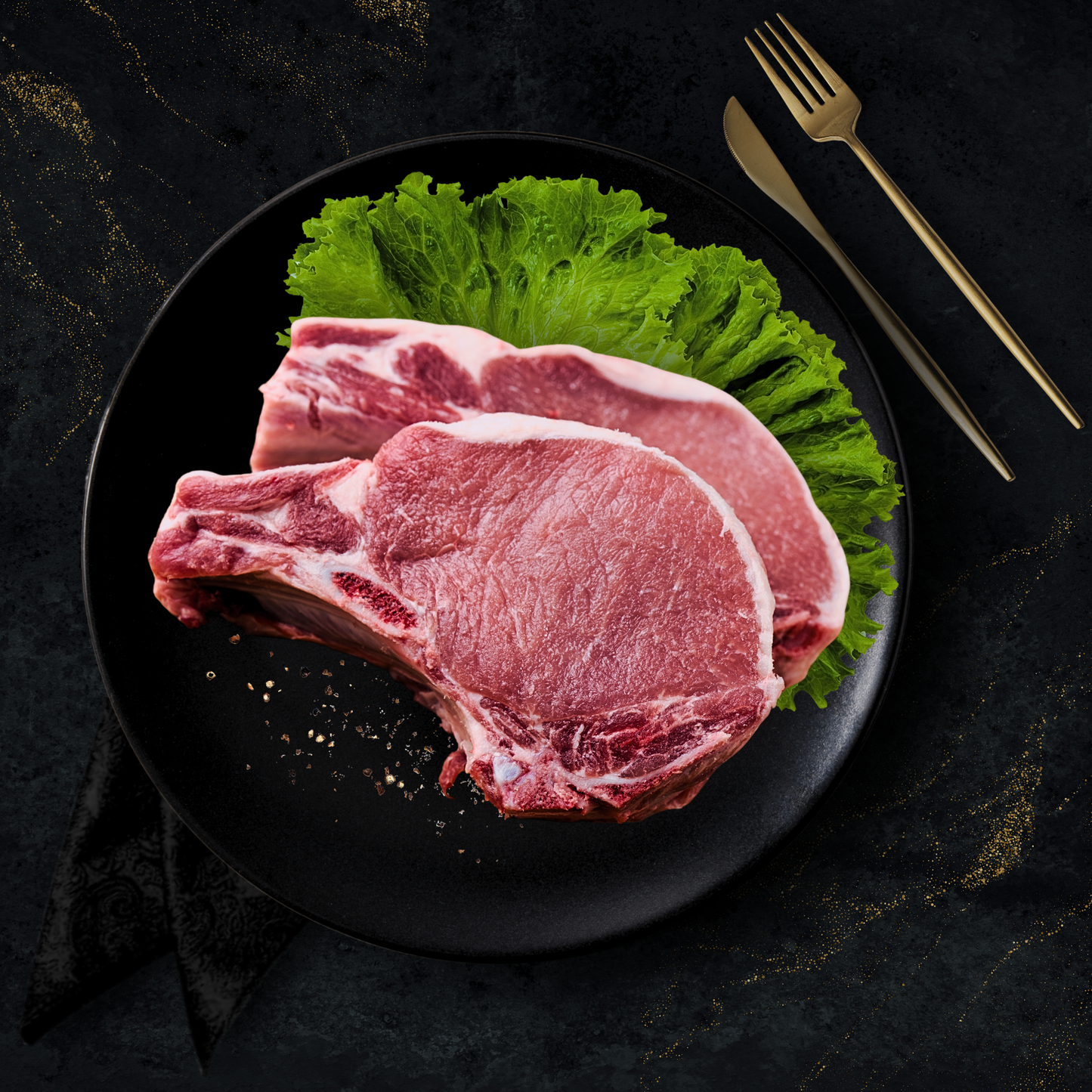 BONE-IN PORK CHOPS (1 PACK)