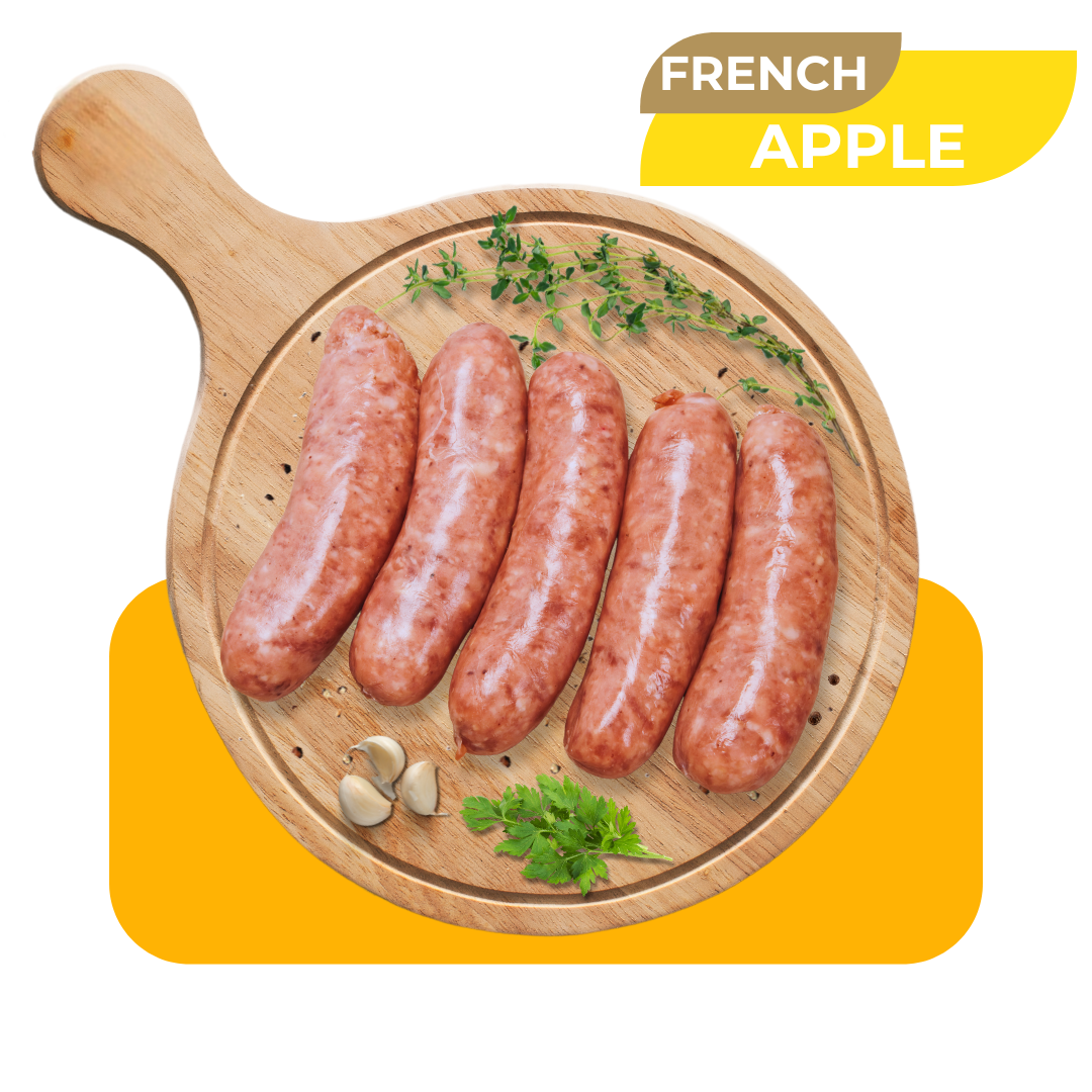 PORK SAUSAGE FRENCH APPLE (2 PACK)