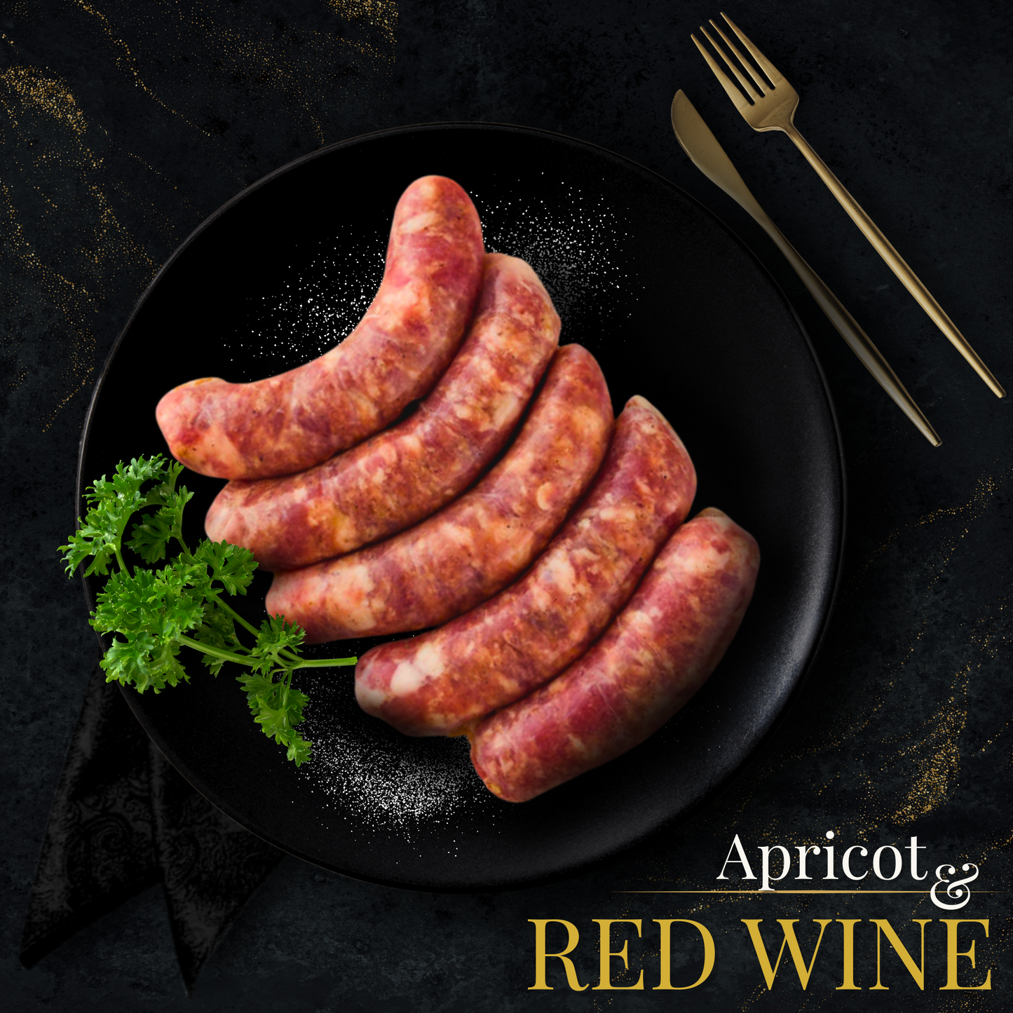 PORK SAUSAGE WITH APRICOT AND RED WINE (2 PACKS)