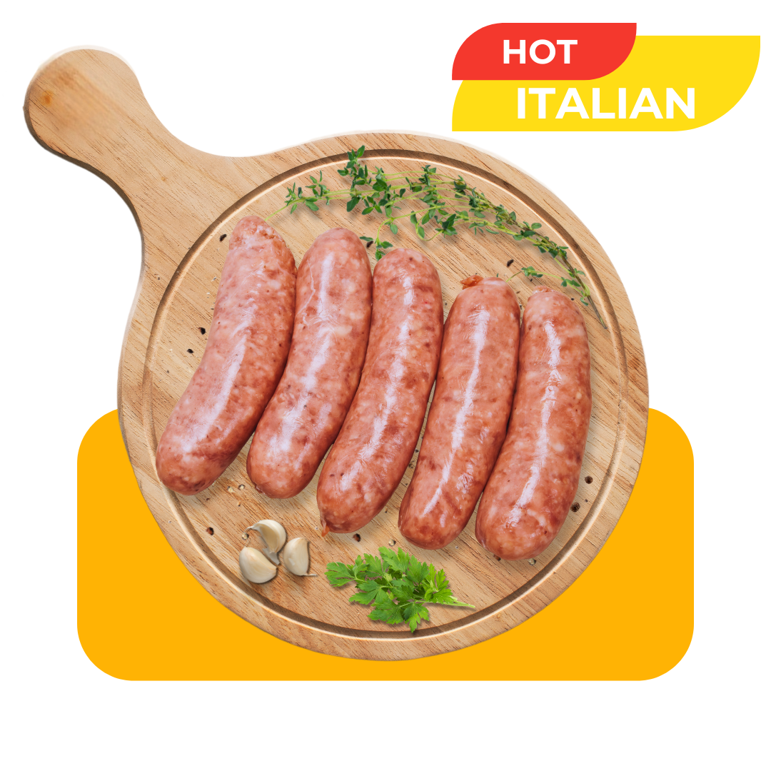 PORK SAUSAGE HOT ITALIAN (2 PACK)