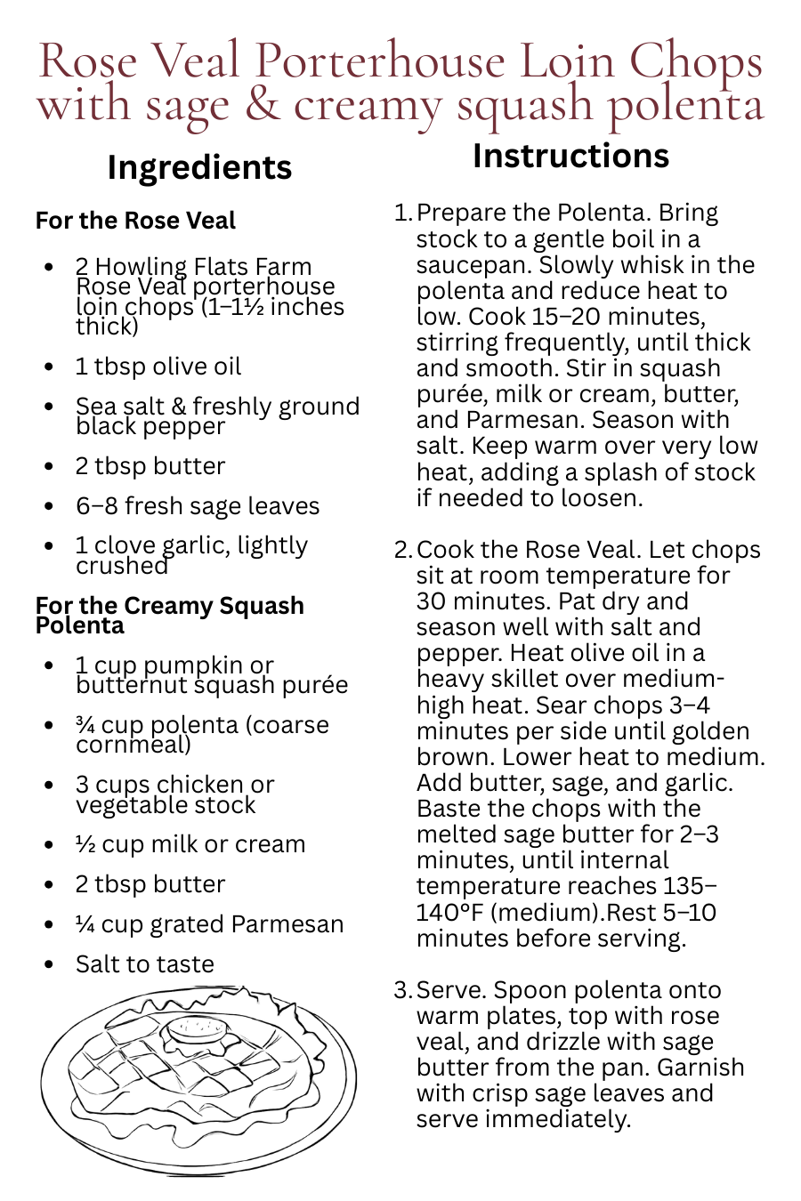 Rose Veal Porterhouse Loin Chop (1 Pack)