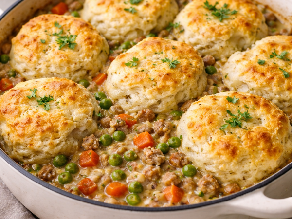 Rose Veal Biscuit Bake
