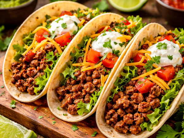 Rose Veal Tacos