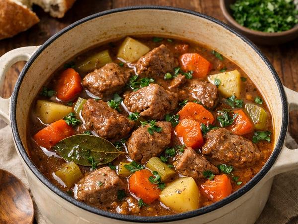 Rose Veal Stew Beef