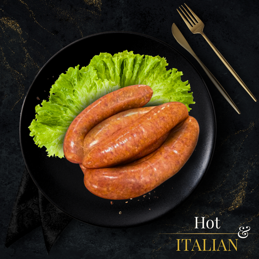 BEEF SAUSAGE HOT ITALIAN (2 PACK)