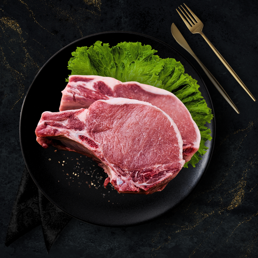 BONE-IN PORK CHOPS (1 PACK)