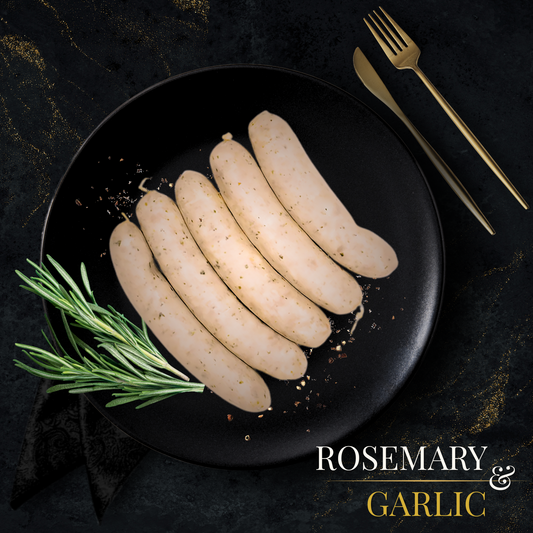 CHICKEN SAUSAGE WITH FRESH ROSEMARY AND FRESH GARLIC (2 PACKS)