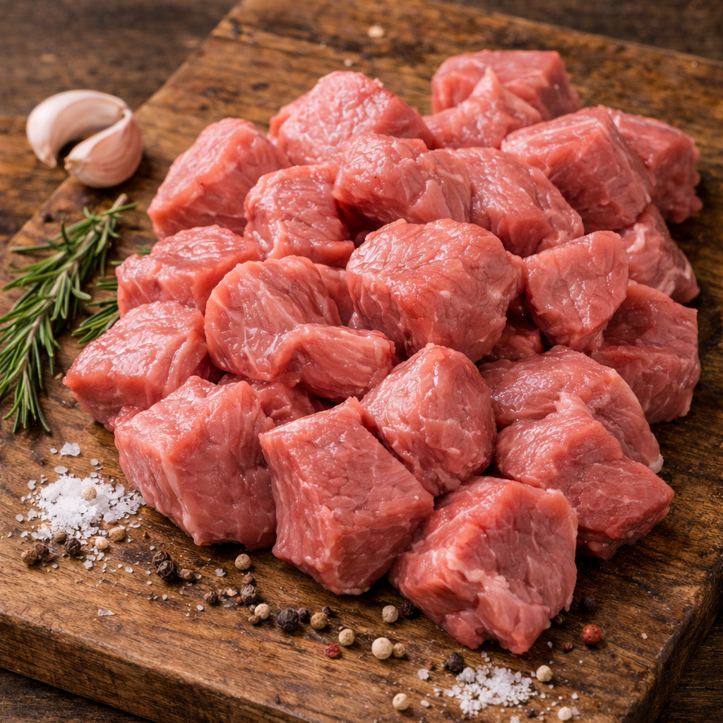 Rose Veal Stew Beef (2 Packs)