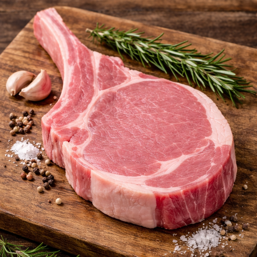 Rose Veal Rib Eye Rib Chop (1 Pack)