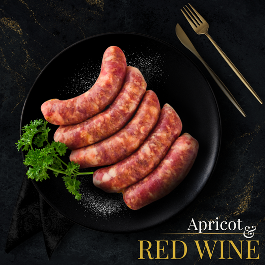 PORK SAUSAGE WITH APRICOT AND RED WINE (2 PACKS)