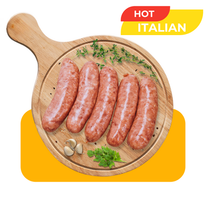 PORK SAUSAGE HOT ITALIAN (2 PACK)