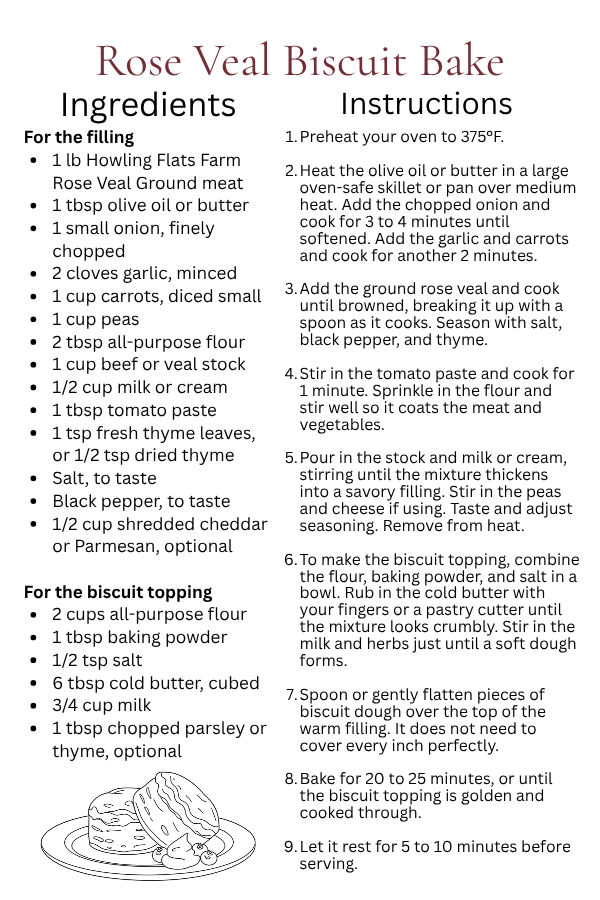 Rose Veal Ground Beef (2 Packs)